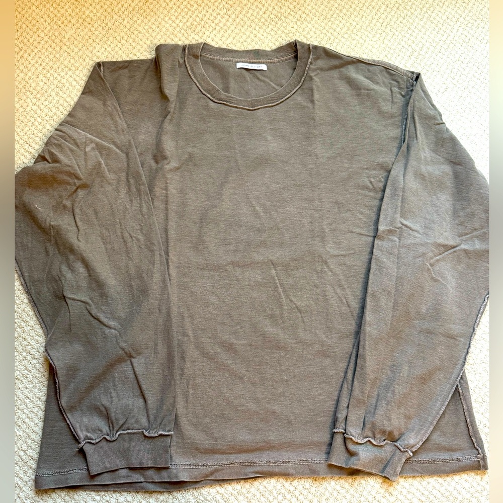 John Elliot long sleeve t-shirt with exposed seam